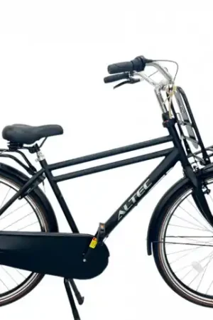 Herenfiets Altec Dutch 28inch Transportfiets N-3 Heren 57cm Mat zwart Bestseller