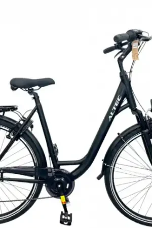 Goedkoop Damesfiets Altec Verona 28inch 56cm 7s Mat Zwart