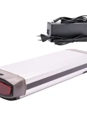 Beperkte Voorraad Stella compatible fietsaccu Type 2 36V 13Ah (468Wh) incl. nieuwe lader (zilver)