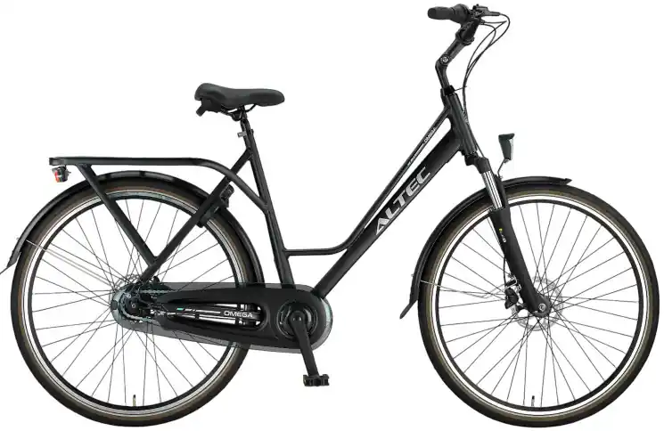 Seizoensaanbieding Damesfiets Altec Omega HYD 28"/50cm/N-7/mat-zwart/