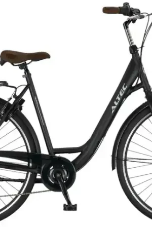 Hete Deal Damesfiets Altec Metro 28"/49cm/mat-zwart/284110