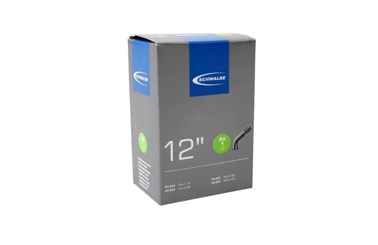 Aanbieding Schwalbe binnenband 12x1/2x1.75 ETRTO 47/62-203, Schräder/auto AV1