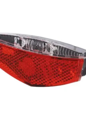 Achterlicht XLC CL-R17 Led met Standlicht Naafdynamo 50/80mm Zwart Gecertificeerd