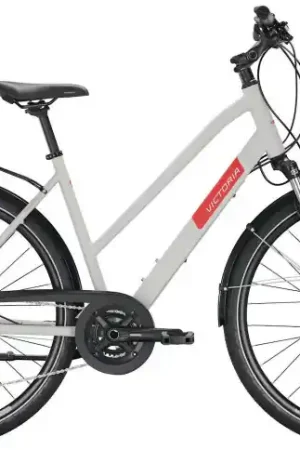 Tijdelijk Beschikbaar VICTORIA Trekkingfiets Trekking 4.7 28"/51cm-M/18/supersonisch zilver mat - zwart/02979599