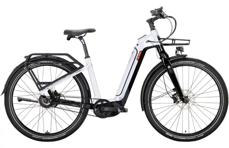 VICTORIA Elektrische Urbanfiets UTILYON 1 №1 29"/56cm-L/5/wit aluminium/02920289 Express Levering