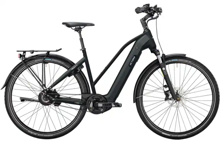 Lage Prijs VICTORIA Elektrische trekkingfiets Tresalo 9 №1 28"/46cm-S/5/onyxgrijs mat/02921226