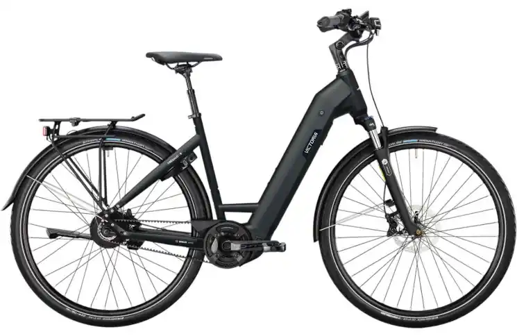 Alleen Vandaag VICTORIA Elektrische trekkingfiets Tresalo 9 №1 28"/52cm-L/5/onyxgrijs mat/02921231