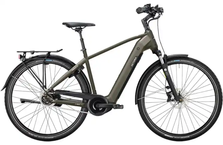 Laatste Versie VICTORIA Elektrische trekkingfiets Tresalo 8 №1 28"/50cm-M/10/leigrijs mat/02921214