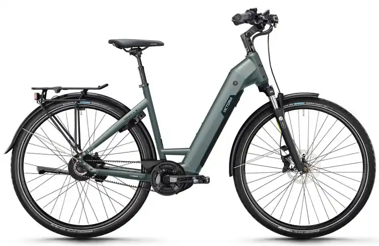 Bestel Nu VICTORIA Elektrische trekkingfiets Tresalo 7 №2 28"/44cm-S/5/topasblauw mat/02921209