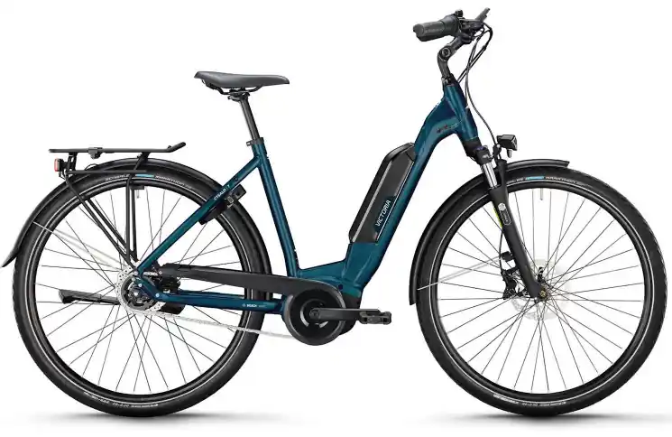 VICTORIA Elektrische trekkingfiets Cysalo 7 №2 28"/44cm-XS/8/vleermuiszwart/02921028 Gereduceerde Prijs