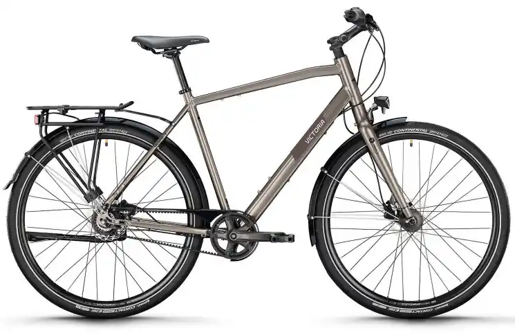 VICTORIA Trekkingfiets TREQANA 9 №1 28"/56cm-M/8/marmergrijs glanzend/02921285 Lage Kosten