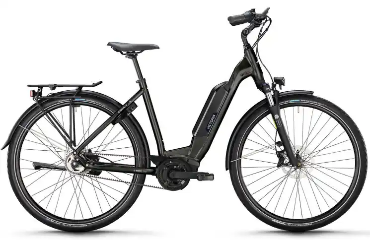 VICTORIA Elektrische trekkingfiets Cysalo 9 №2 28"/44cm-XS/8/onyxgrijs/02921048 Beperkt Aanbod