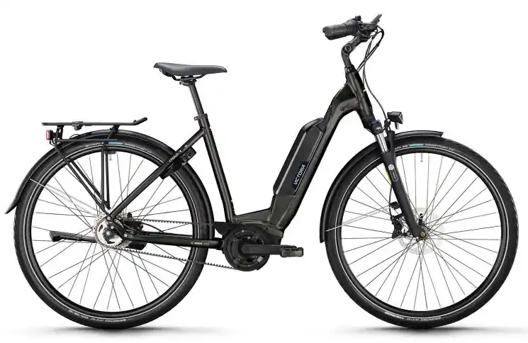 VICTORIA Elektrische trekkingfiets Cysalo 9 №2 28"/56cm-L/8/onyxgrijs/02921051 Lage Prijs