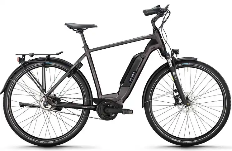VICTORIA Elektrische trekkingfiets Cysalo 9 №2 28"/60cm-XL/8/onyxgrijs/02921043 Alleen Vandaag