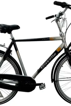 Favoriet Herenfiets Gazelle Chamonix 28"/60cm/zwart-grijs