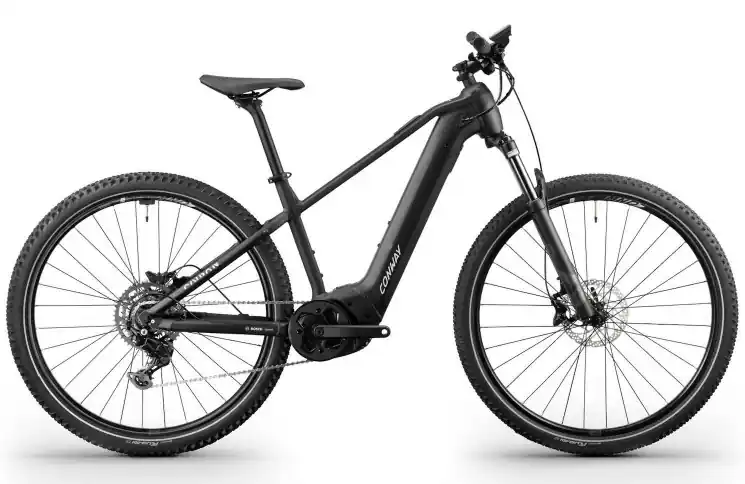 Superprijs CONWAY Elektrische MTB Hardtail Cairon S 1.0 №1 29"/49cm-L/9/zwart mat - lichtgrijs mat/02811062