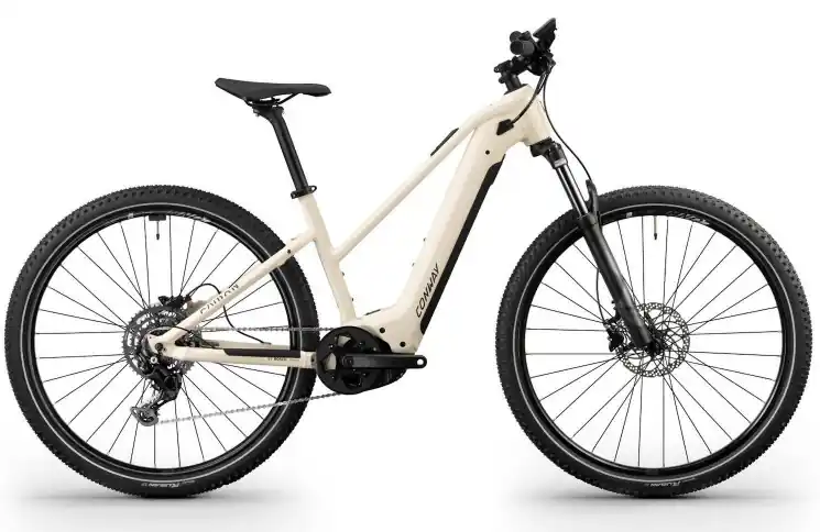 CONWAY Elektrische MTB Hardtail Cairon S 1.0 №1 29"/49cm-L/9/ivoor mat - zwart mat/02811074 Goedkoop