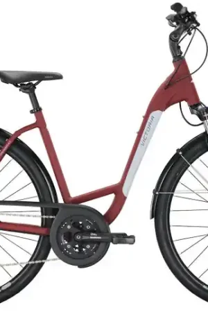 VICTORIA Trekkingfiets Trekking 6.7 28"/56cm-L/27/wijnrood mat/02979987 Betaalbaar