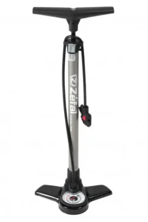 Gecertificeerd Vloerpomp Zefal Profil Max FP20 Aluminium met Manometer Wit
