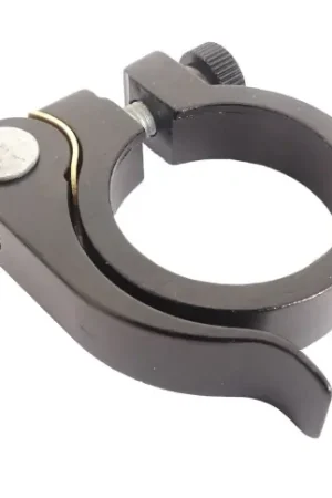 Zadelpenklem Ergotec SCQ-030 ø34,9 mm aluminium met snelspanner - zwart Direct Verzonden