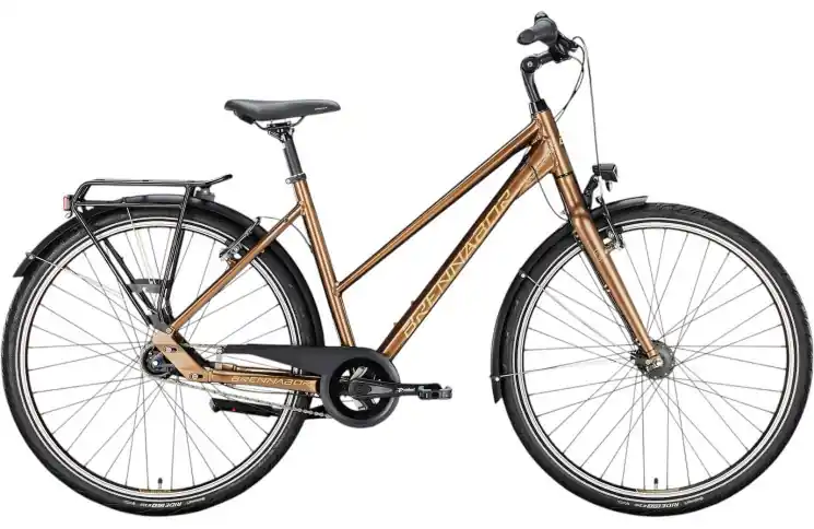 Nieuw BRENNABOR Trekkingfiets T-47 28"/55cm-L/7/houtbruin - beige/02507226