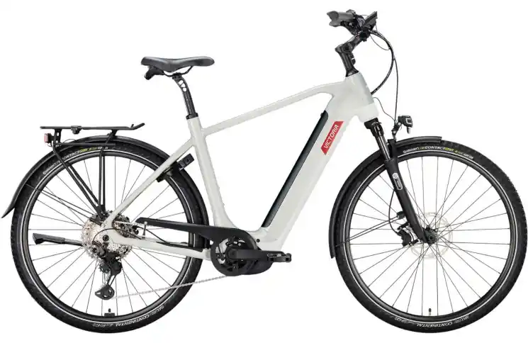 VICTORIA Elektrische trekkingfiets Manoc 6 №1 28"/54cm-M/11/galaxy wit/02920254 Speciale Aanbieding