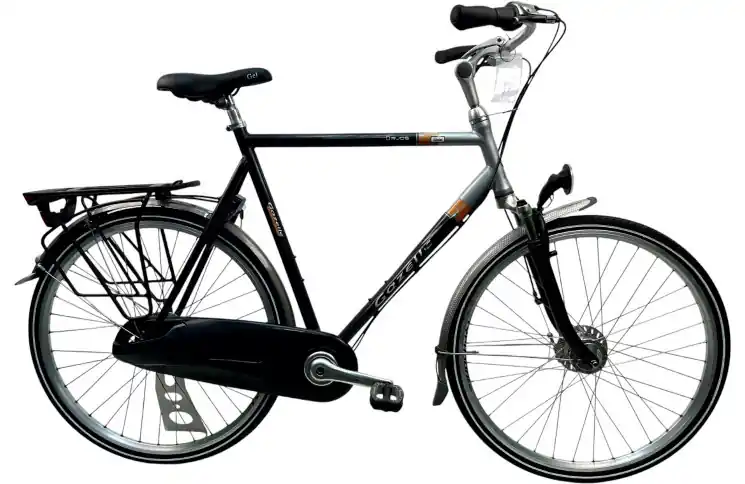 Premium Herenfiets GAZELLE DAVOS 28"/64cm/Zwart-grijs