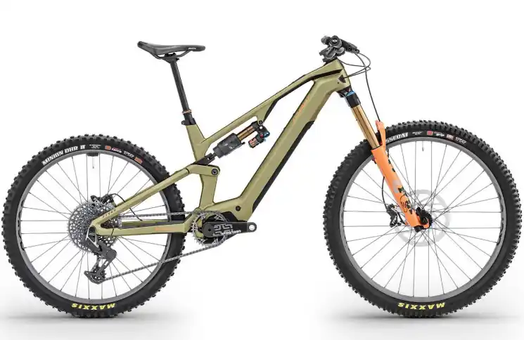 Populair CONWAY Elektrische MTB Full-Suspension Ryvon LT 10.0 29"/40cm-S/12/brons metallic mat - oranje/02830079