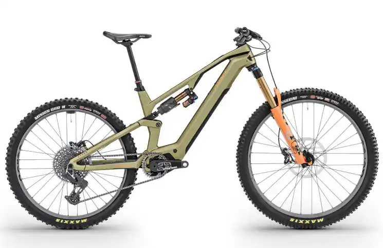 CONWAY Elektrische MTB Full-Suspension Ryvon LT 10.0 29"/42cm-M/12/brons metallic mat - oranje/02830080 Koop Online