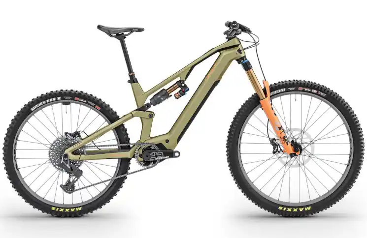 Flitsaanbieding CONWAY Elektrische MTB Full-Suspension Ryvon LT 10.0 29"/44cm-L/12/brons metallic mat - oranje/02830082