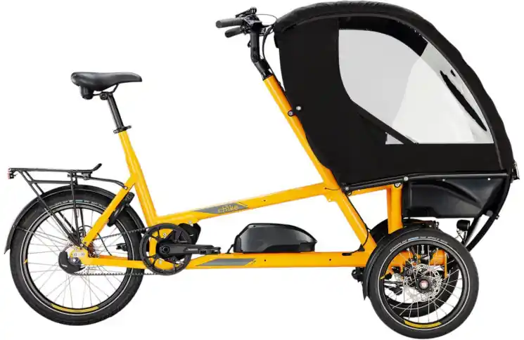 Lage Prijs chike Elektrische cargofiets e-Kids №1 16"-20"/50cm/5/meloenengelb - grijs/02301005