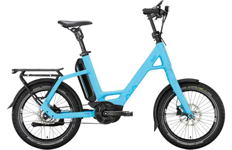Beste Prijs QiO Elektrische compactfiets EINS P-5 №1 20"/48cm/5/ijsblauw mat/02652037