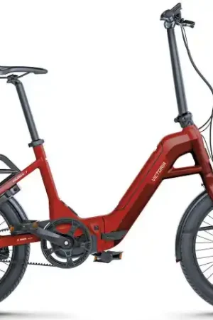 Finale Uitverkoop VICTORIA Elektrische vouwfiets Fylgran 7 №1 20"/45cm-Onesize/5/inferno rood/02920005