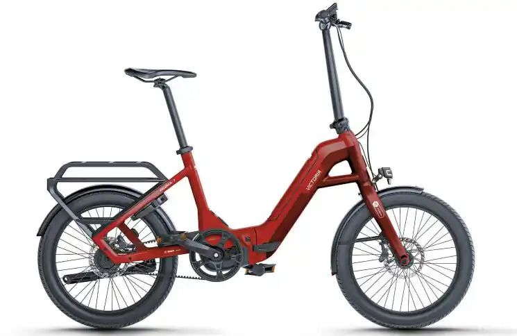 Finale Uitverkoop VICTORIA Elektrische vouwfiets Fylgran 7 №1 20"/45cm-Onesize/5/inferno rood/02920005