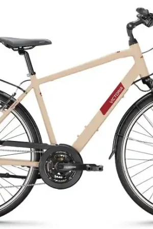 VICTORIA Trekkingfiets TREQANA 2 28"/51cm-M/24/grijsbeige mat/02985984 Direct Verzonden