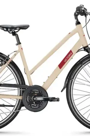 Lage Kosten VICTORIA Trekkingfiets TREQANA 2 28"/51cm-M/24/grijsbeige mat/02986024