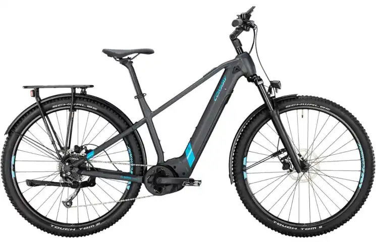 CONWAY Elektrische SUV Cairon C 2.0 625 29"/53cm-XL/9/zwart metallic mat - turquoise metallic/02819605 Op = Op