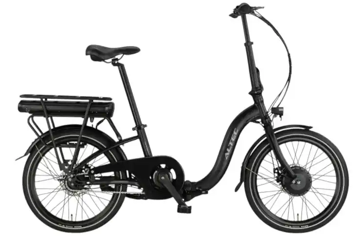 Gecertificeerd Altec Compact E-Bike 20"/39cm/Zwart-mat/279166