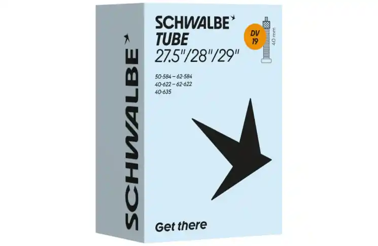 Schwalbe Inner Tube DV19 (27.5‘‘- 28‘‘- 29‘‘) - 40/62-584/635 - 40 mm valve Koopje