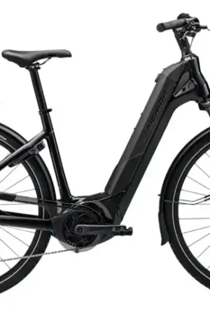 Betrouwbaar Merida E-FLOAT CITY 400 METALLIC BLACK/GUNMETAL GREY XS