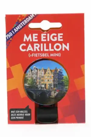 Bel ding-dong 60mm Me Eige Carillon met gracht in Mokum Koopje