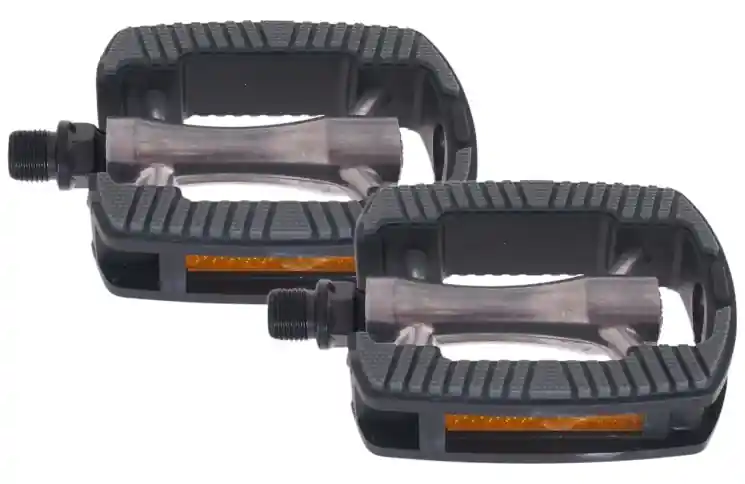 Koopje Pedaalset Marwi SP-821 aluminium huis non-slip - zwart / zilver