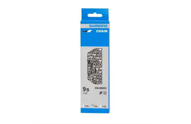 Shimano CN-HG93 ketting small 116 Links 9-speed Deore XT Bestseller