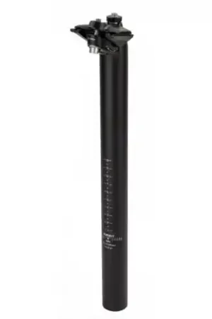 Zadelpen Satori Trident 31.6x350mm Aluminium Mat Zwart Setback Voordeelprijs