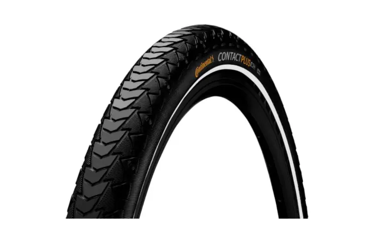 CONTINENTAL BUITENBAND CONTACT PLUS 40-622 28X1.50 E-BIKE 50 KM/H LEVEL 7 ZWART REFLECTIE LABEL Lage Kosten