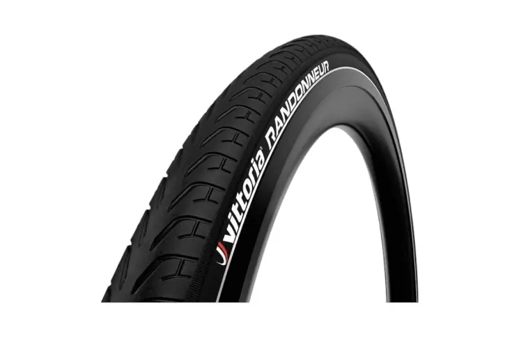 VITTORIA RANDONNEUR RIGID-D 47-622 28X1.75 BREAKER 33 TPI ZWART REFLECTIE ZL / OEM Gratis Retour