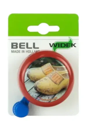 WIDEK 004929 FIETSBEL ROOD MET KLOMPEN OP KAART Favoriet