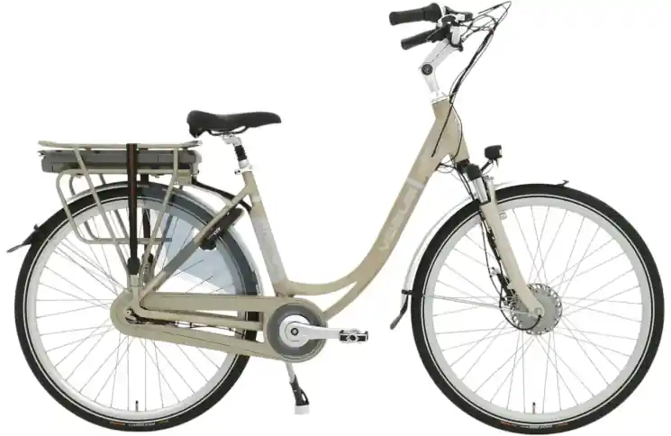 Nieuw E-BIKE VOGUE PREMIUM Shimano Nexus 7, 28"/48cm/Champagne 13AH, 36V, 468Wh, UART (1000415) KLEUR LCD