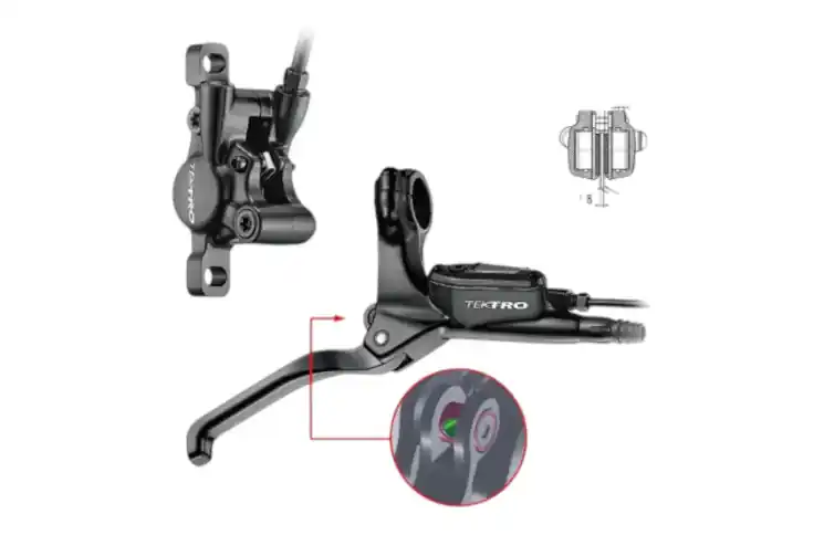 Weekendaanbieding TEKTRO HD-E350 HYDRAULISCHE SCHIJFREMSET RH + SENSORKABEL 1800MM ZWART