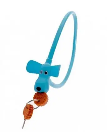Seizoensaanbieding Kabelslot Pexkids Flappie de waakhond petrol/blauw